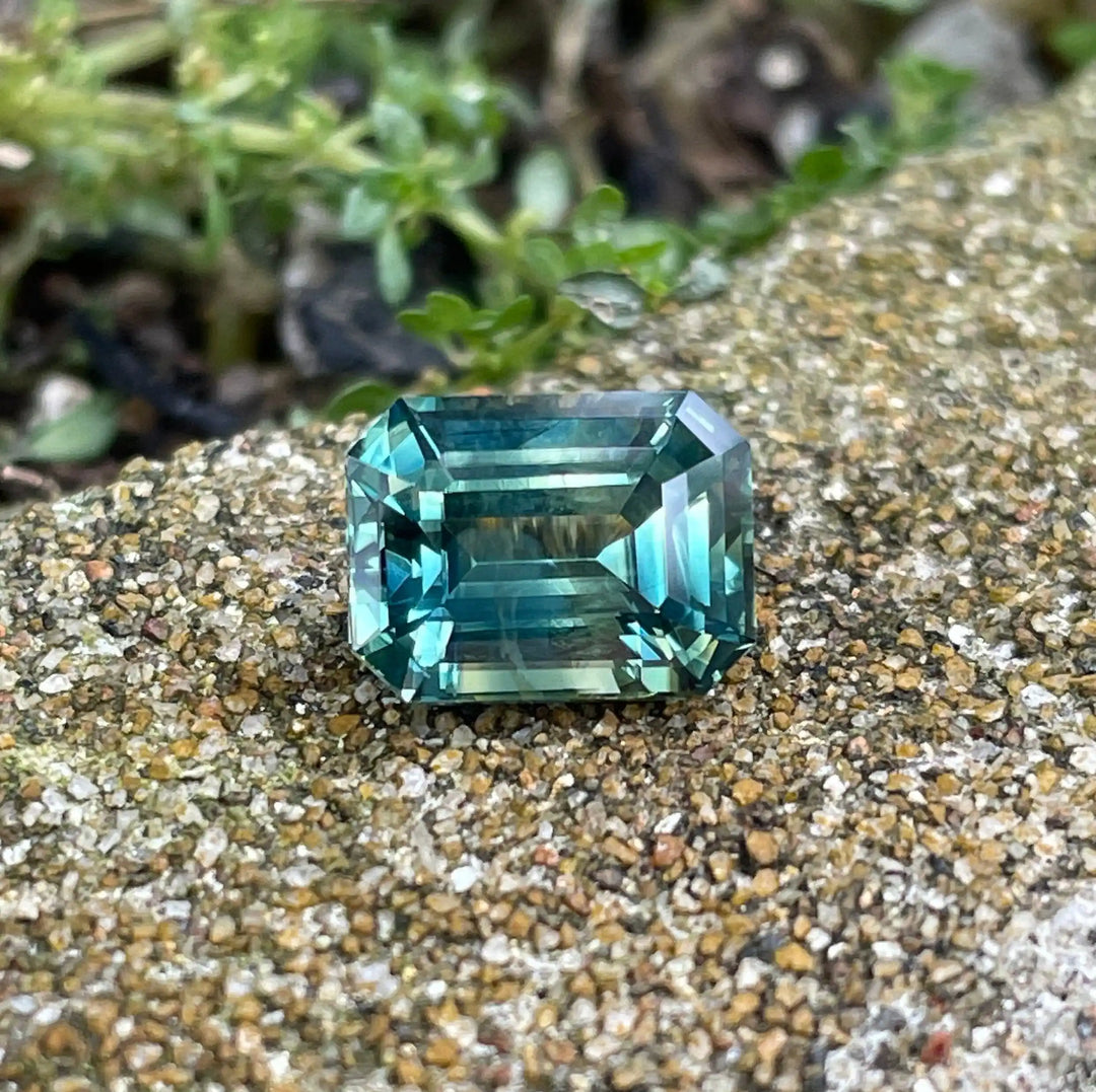 Teal Sapphire l 3.65 Ct l 9.1 x 6.6 x 5.1mm l Emerald l Natural l Madagascar l Natural Sapphire l Sapphire Ring l Engagement Ring  