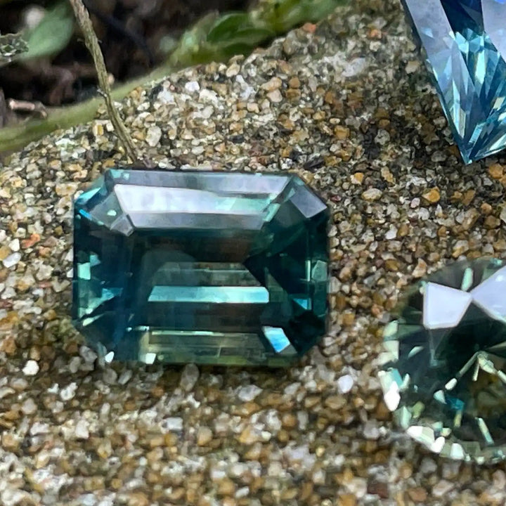 Teal Sapphire l 3.65 Ct l 9.1 x 6.6 x 5.1mm l Emerald l Natural l Madagascar l Natural Sapphire l Sapphire Ring l Engagement Ring  