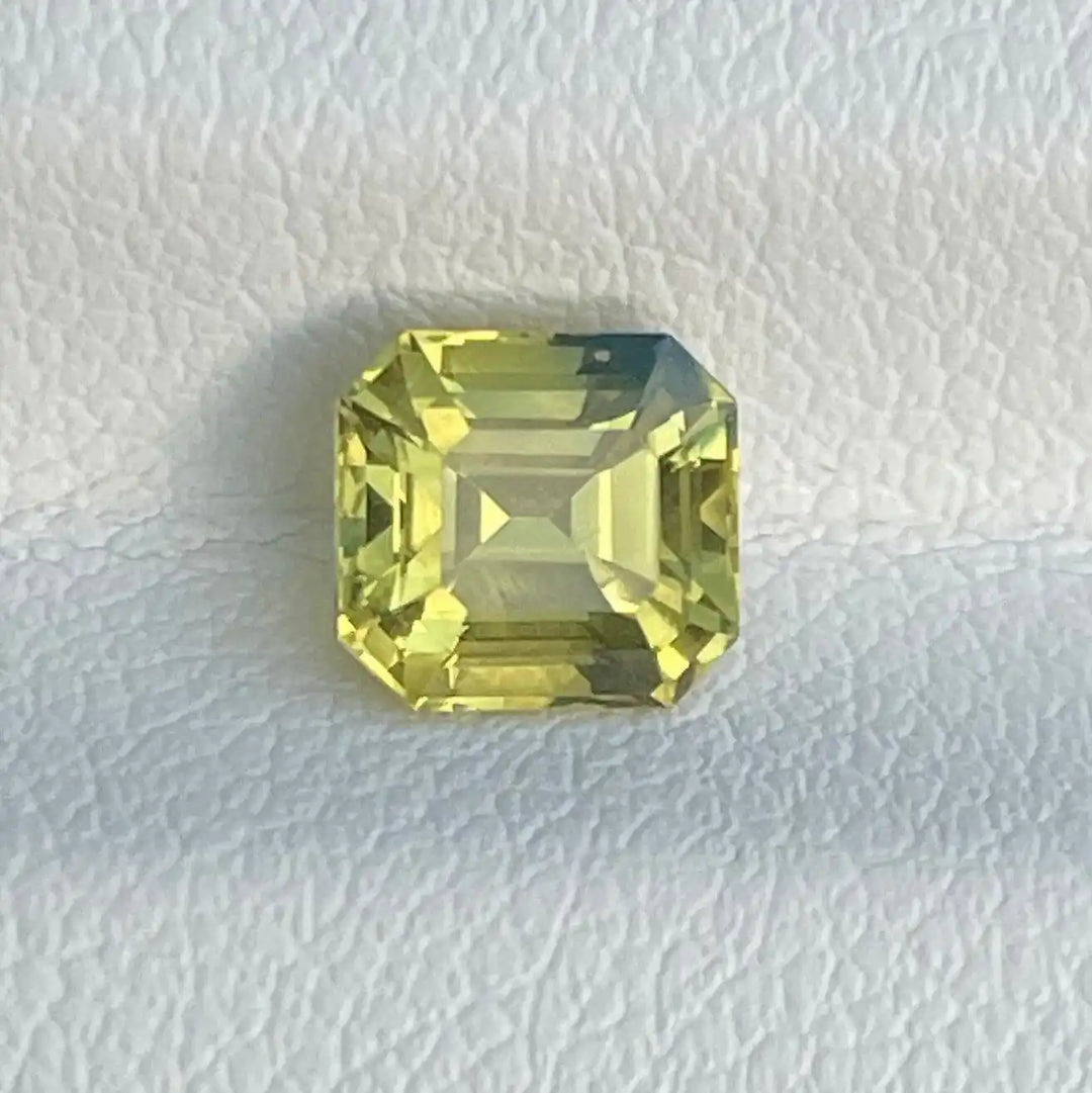 Yellow Sapphire 1.25Ct 1.25 Ct / Yellow / Natural Corundum Sapphire GEMSTONES