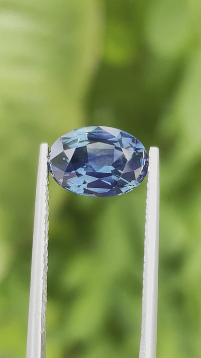 Blue Sapphire (Greenish)  3.18 CT