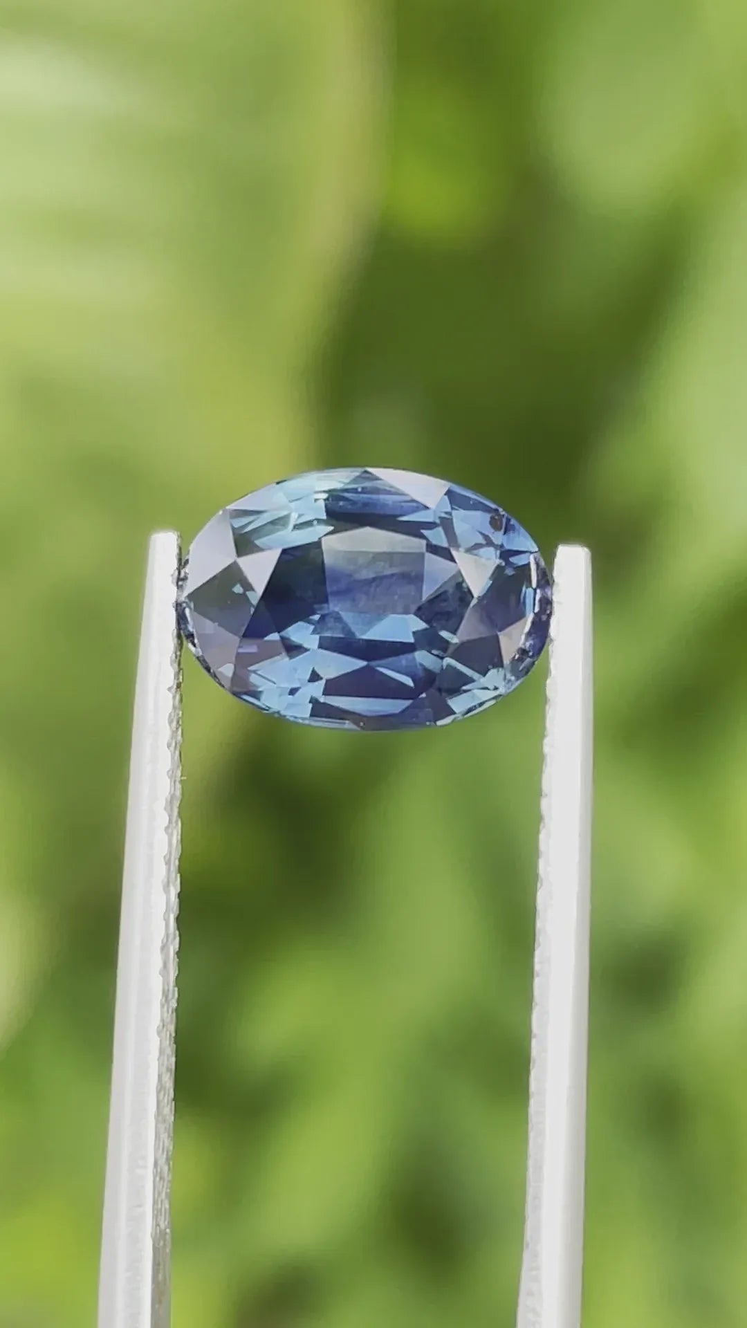 Blue Sapphire (Greenish) 3.18 CT - CRYSTAL GEM