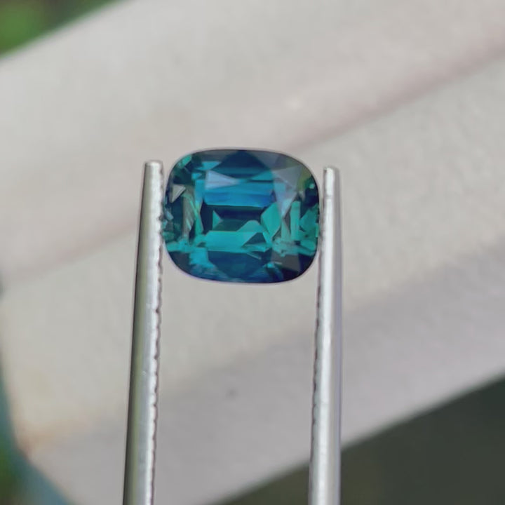 Natural 2.55 Ct Unheated Teal Sapphire from Madagascar | Loose Earth-Mined Gemstone
