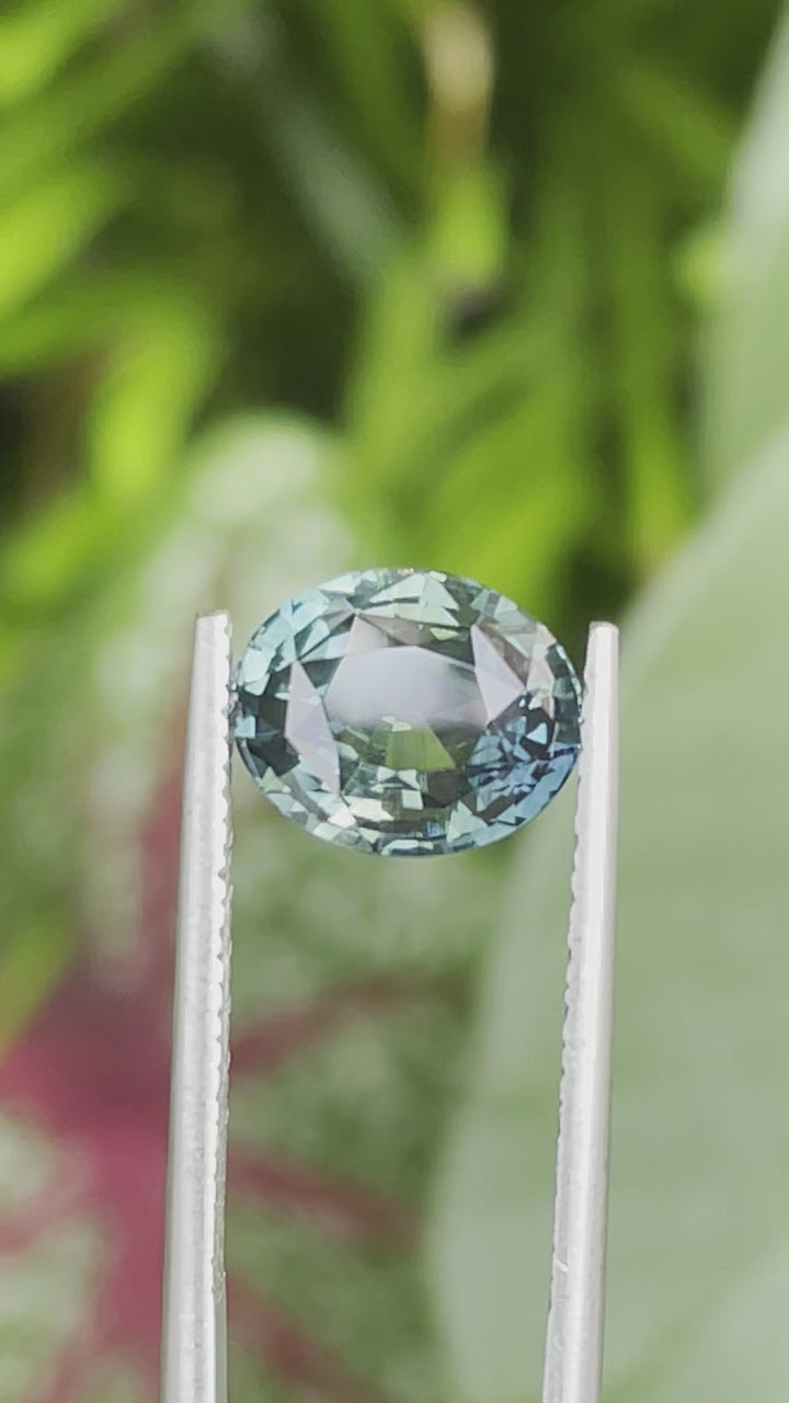 Teal Sapphire 3.51 CT