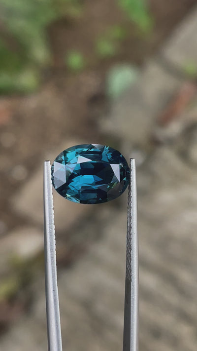 Teal Sapphire | 5.51 CT | No Heat