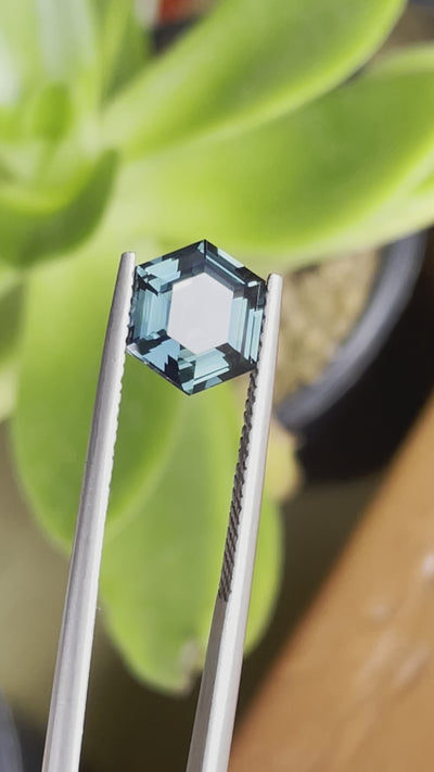Teal Sapphire 2.63 CT