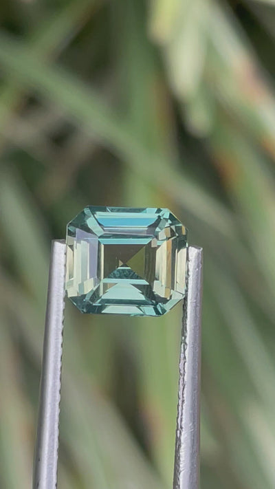 Natural Peacock Sapphire For Bespoke Engagement Ring