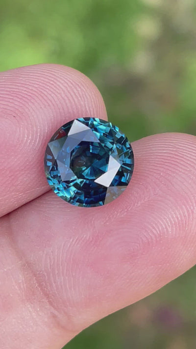 TEAL  SAPPHIRE  5.15 CT