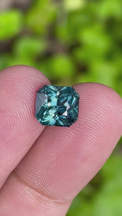 Teal Sapphire 3.17 CT