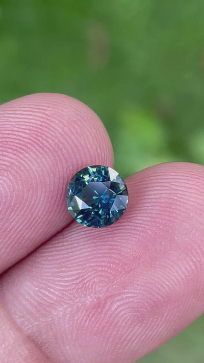 Fine Teal Sapphire For Bespoke Engagement Ring