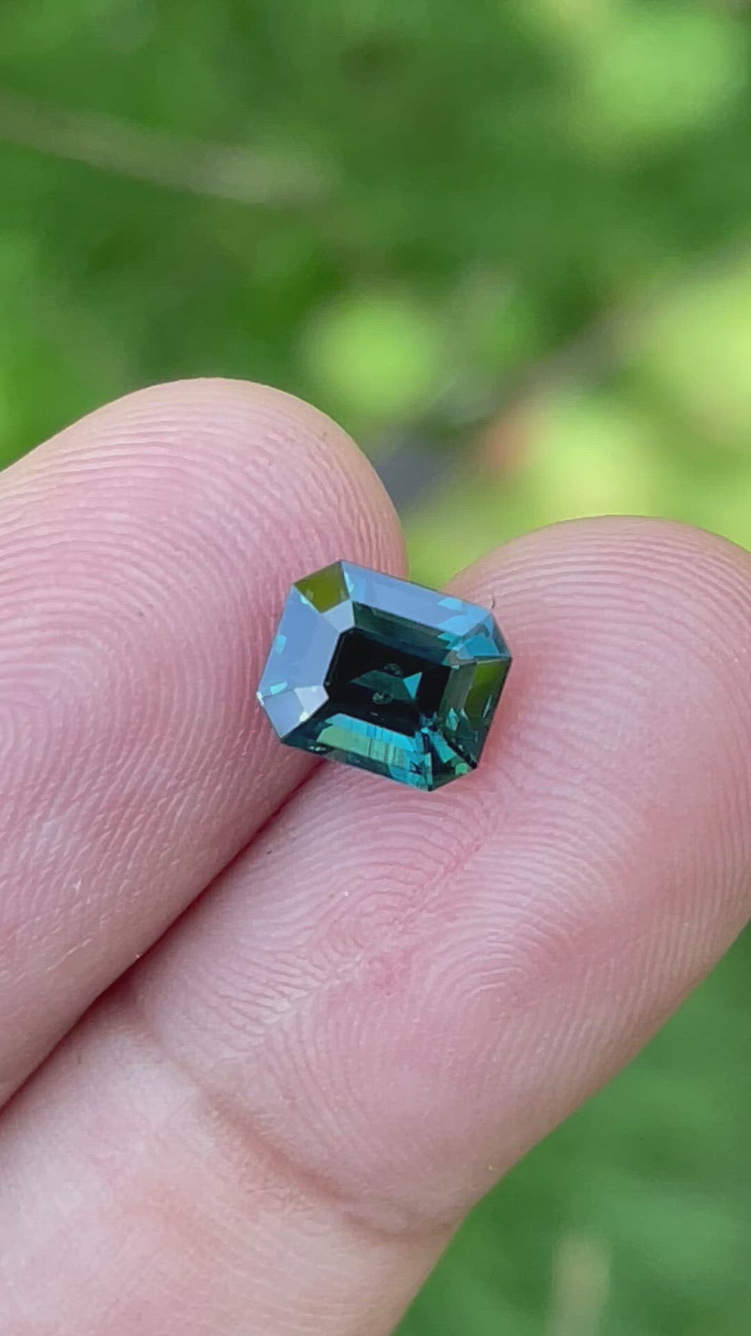 Fine Unheated Teal Sapphire For Bespoke Engagement Ring 