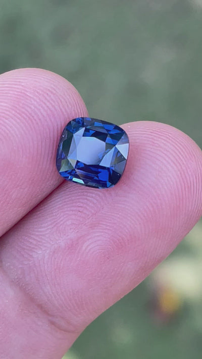 Unheated Fine Natural Blue Sapphire For Bespoke Engagement Ring