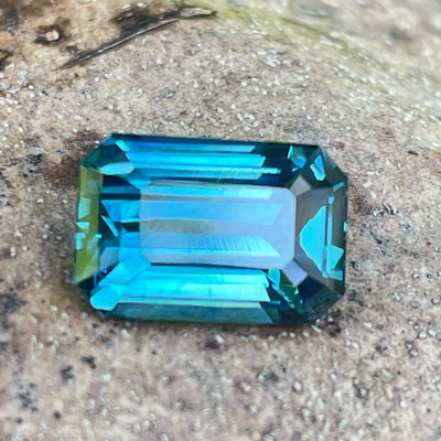 Teal Sapphire  5.09 Ct