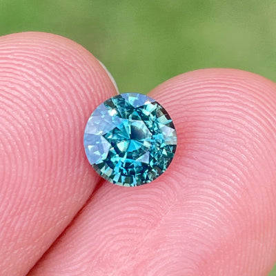 Natural Fine Teal Sapphire For Bespoke Engagement Ring