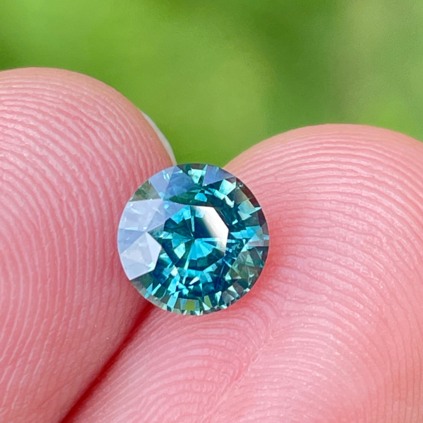 Natural Fine Teal Sapphire For Bespoke Engagement Ring