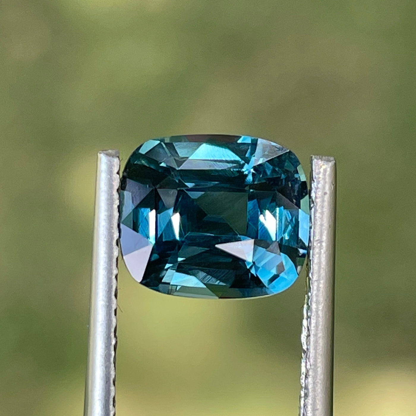 Fine Teal Sapphire For Bespoke Engagement Ring 