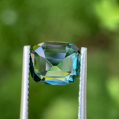 Fine Teal Sapphire For Bespoke Engagement Ring 