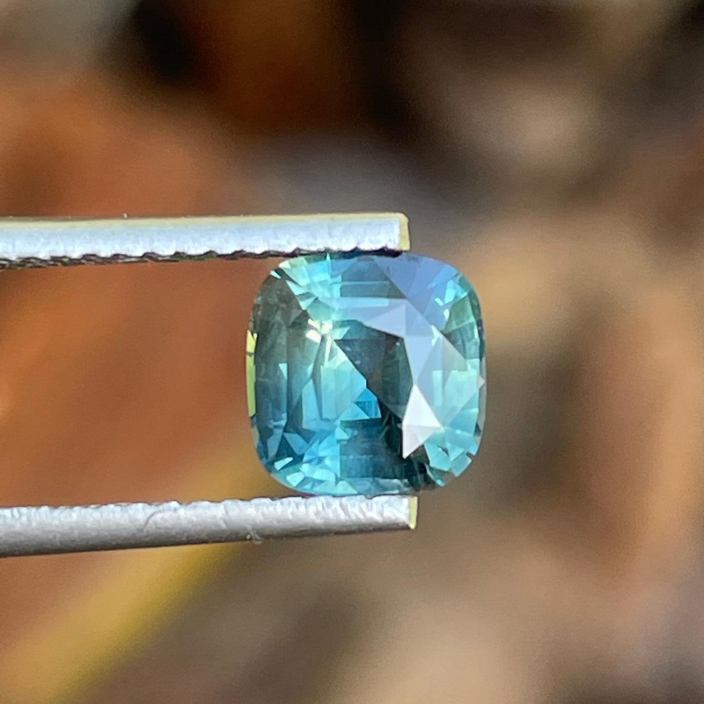 Natural Teal Sapphire For Bespoke Engagement Ring