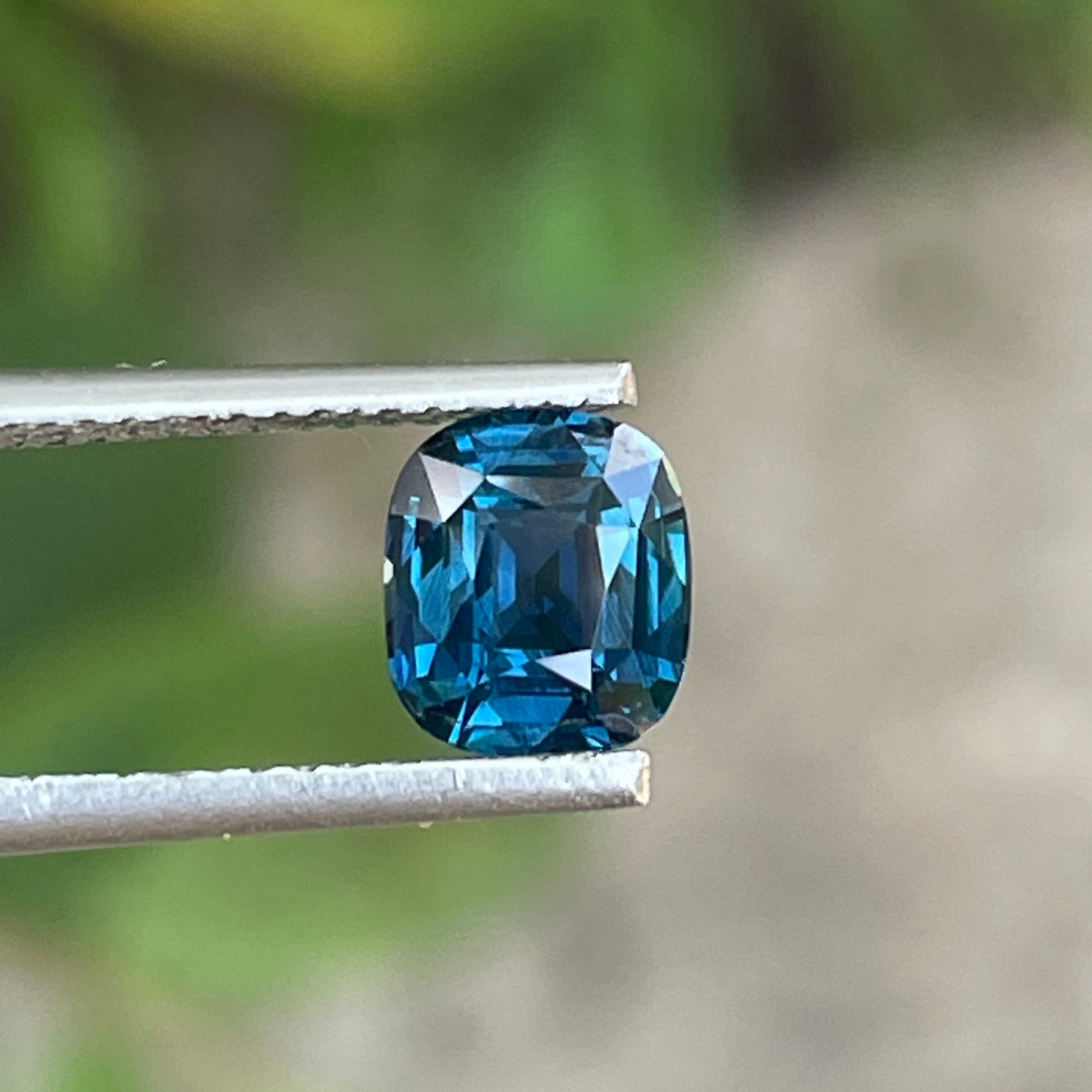 Natural Teal Sapphire For Bespoke Engagement Ring