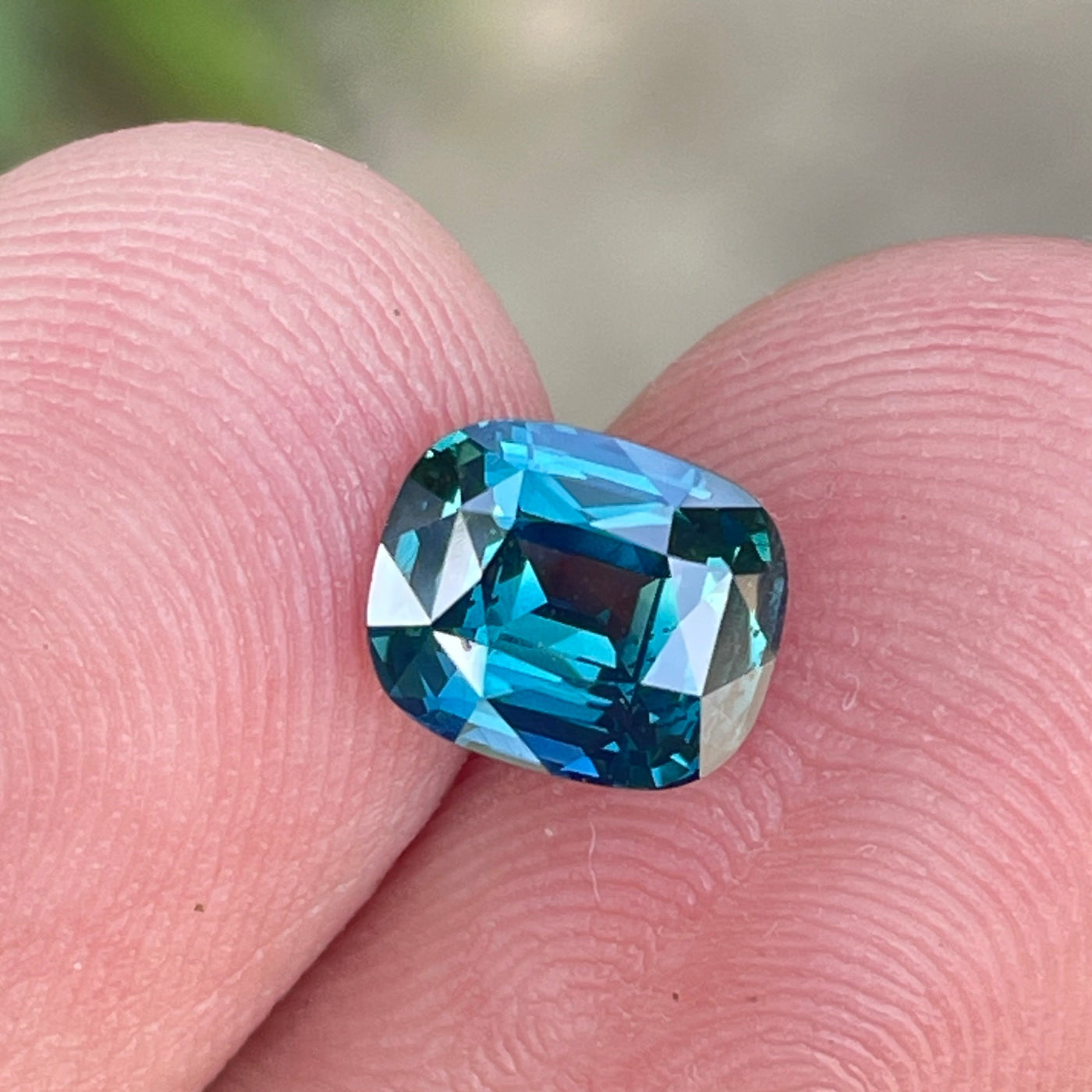 Natural Teal Sapphire For Engagement Ring