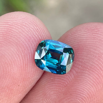 Natural Teal Sapphire For Engagement Ring