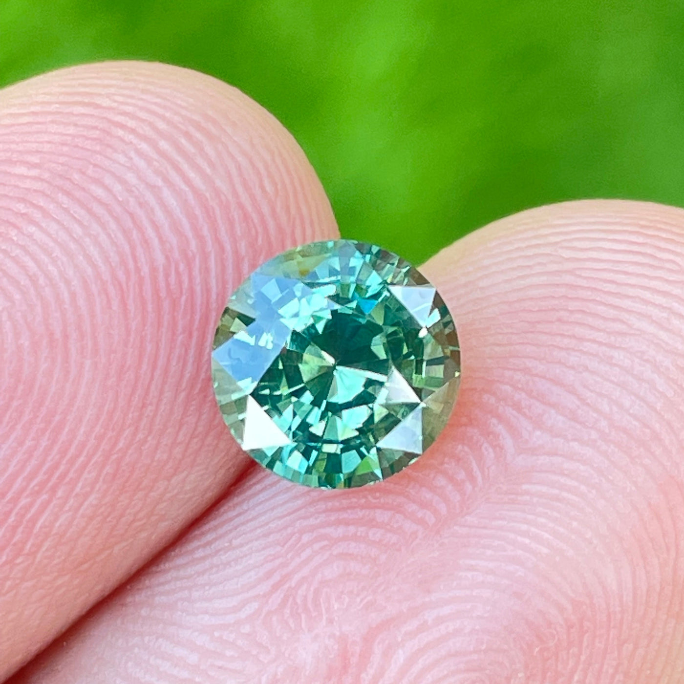 Fine Green Sapphire For Bespoke Engagement Ring