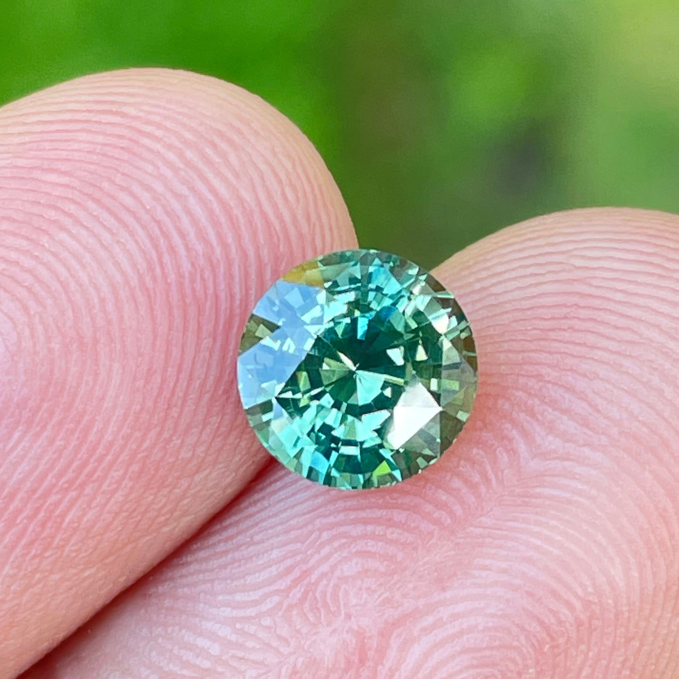 Fine Green Sapphire For Bespoke Engagement Ring