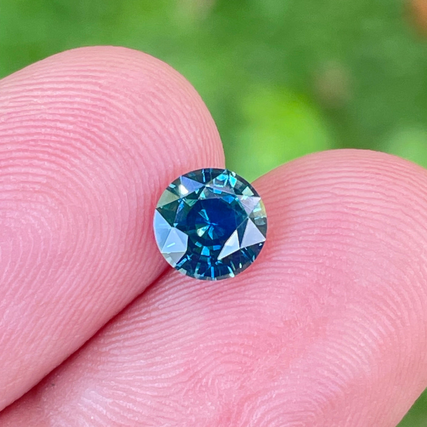 Fine Teal Sapphire For Bespoke Engagement Ring