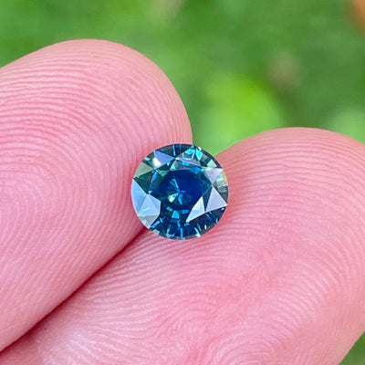 Fine Teal Sapphire For Bespoke Engagement Ring