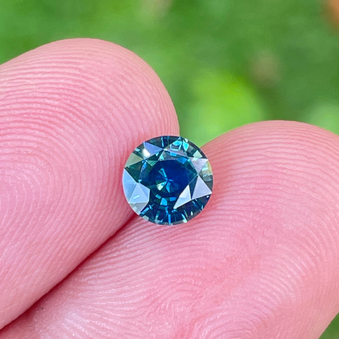 Natural Fine Sapphire Teal Color For Bespoke Engagement Ring 