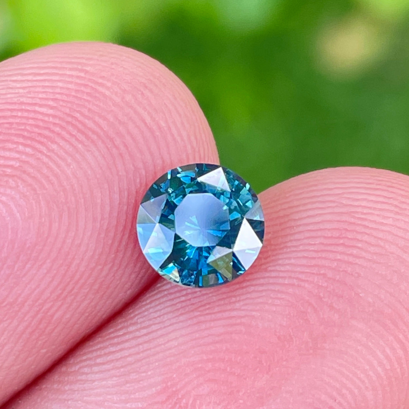 Natural Fine Sapphire Teal Color For Bespoke Engagement Ring 