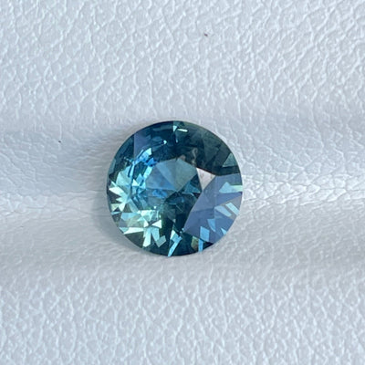 Natural Teal Sapphire For Bespoke Engagament Ring