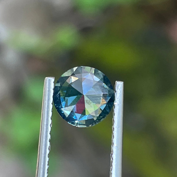 Natural Teal Sapphire For Bespoke Engagament Ring