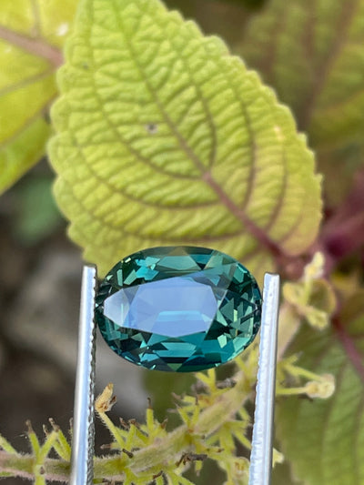 GREEN SAPPHIRE 8.07 CT