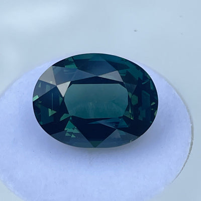 Fine Green Sapphire For Bespoke Engagement Ring 