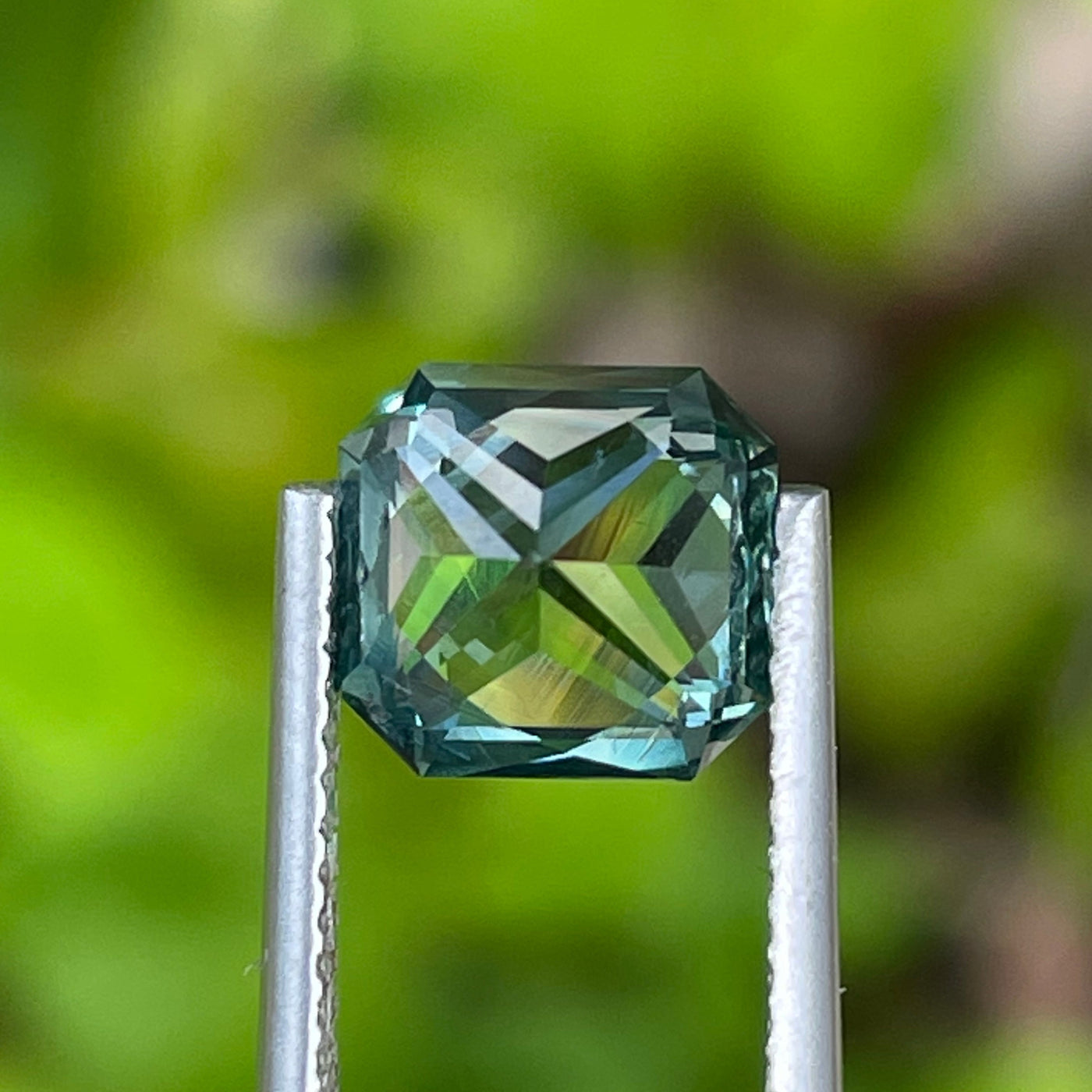 Fine Unheated Teal Sapphire For Bespoke Engagement Ring 