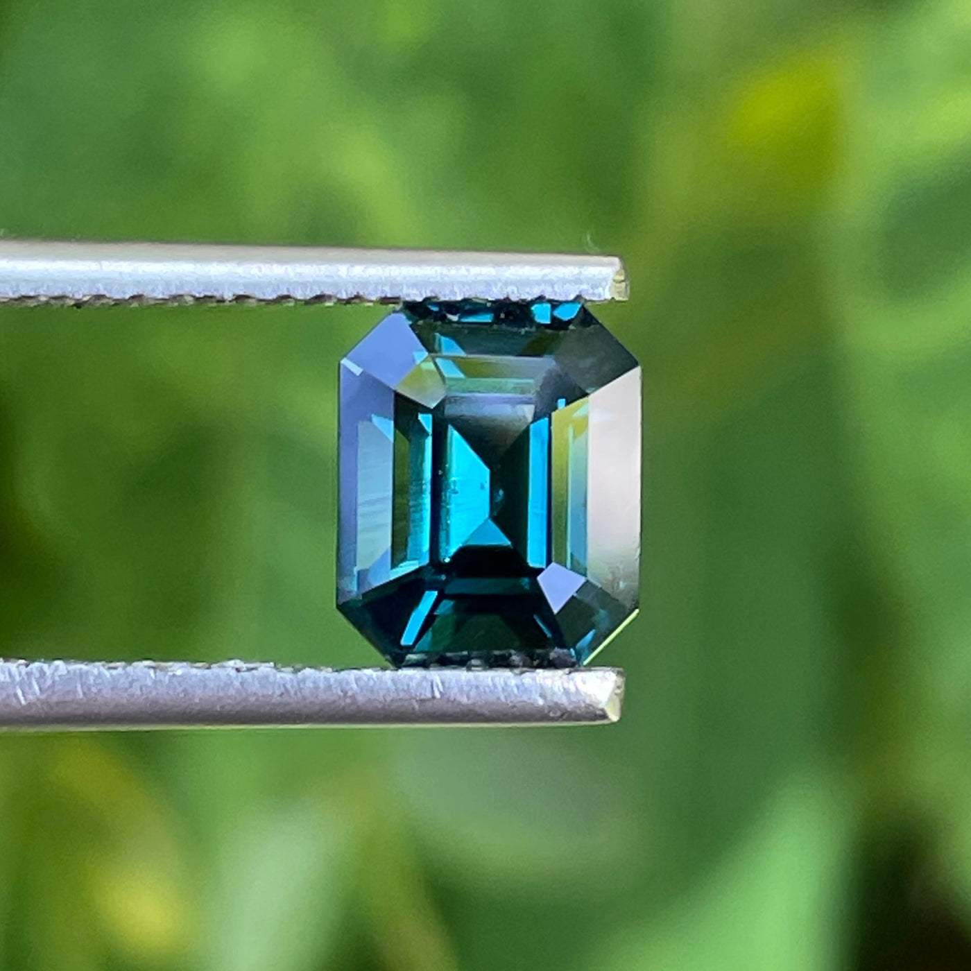 Fine Unheated Teal Sapphire For Bespoke Engagement Ring 