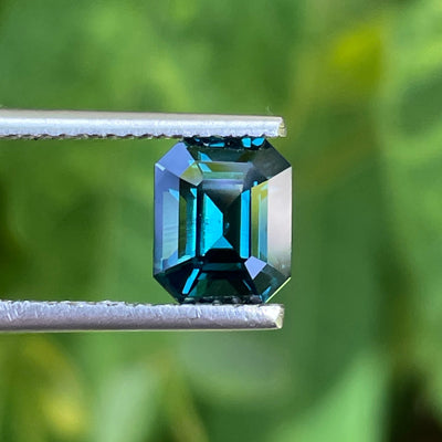 Fine Unheated Teal Sapphire For Bespoke Engagement Ring 