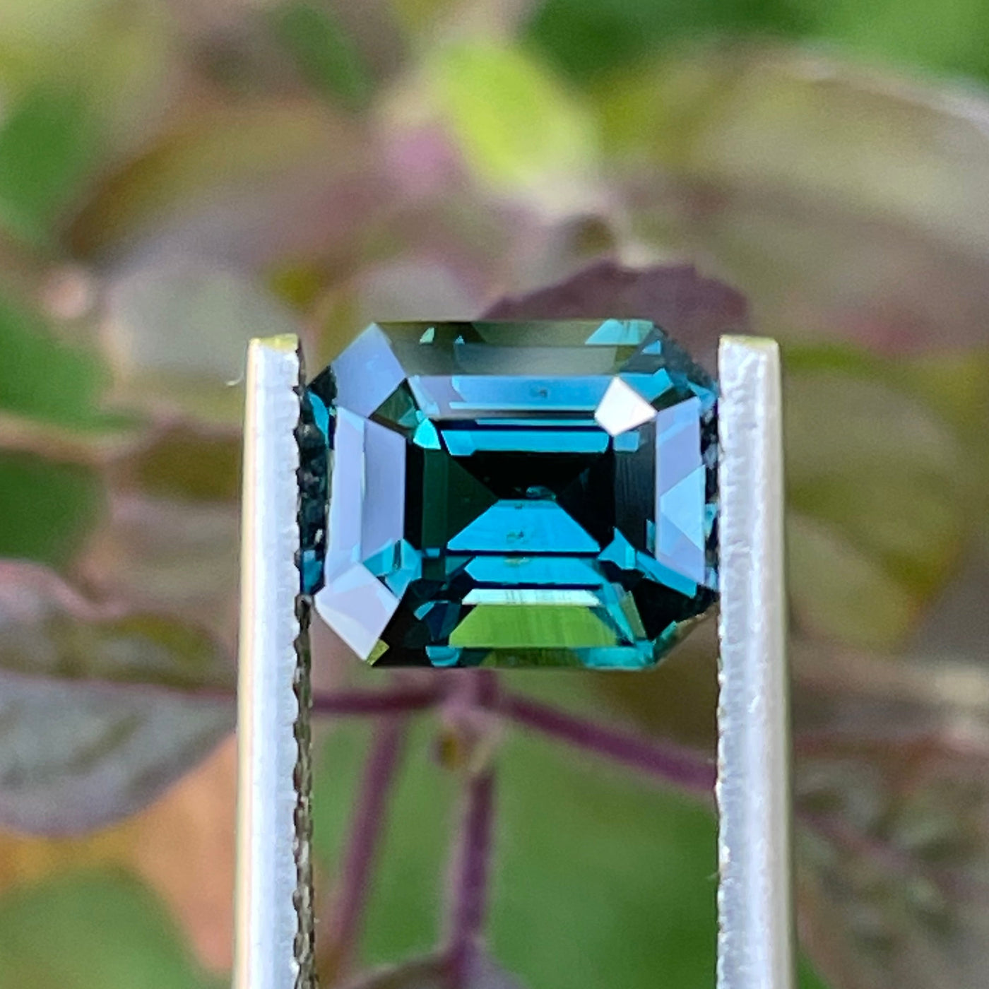 Fine Unheated Teal Sapphire For Bespoke Engagement Ring 