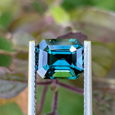 Fine Unheated Teal Sapphire For Bespoke Engagement Ring 