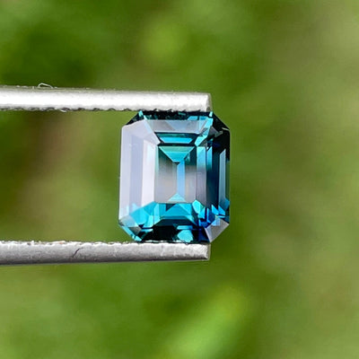 FINE UNHEATED TEAL SAPPHIRE FOR BESPOKE ENGAGEMENT RING AND JEWELLERY