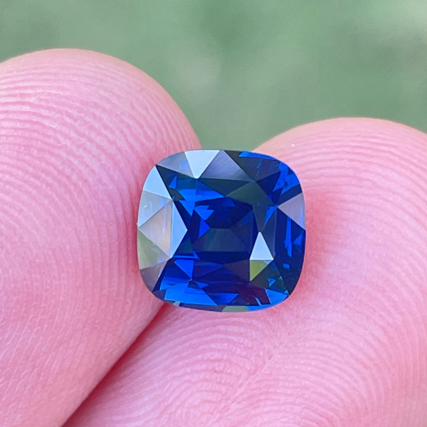 Unheated Fine Natural Blue Sapphire For Bespoke Engagement Ring