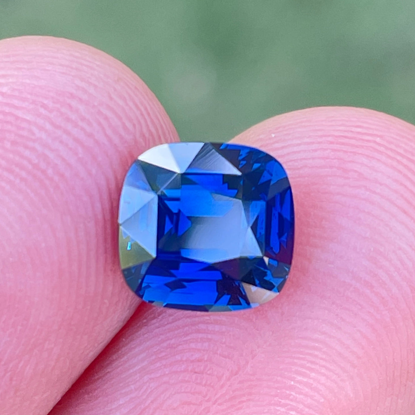 Unheated Fine Natural Blue Sapphire For Bespoke Engagement Ring