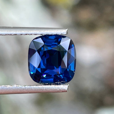 Unheated Fine Natural Blue Sapphire For Bespoke Engagement Ring