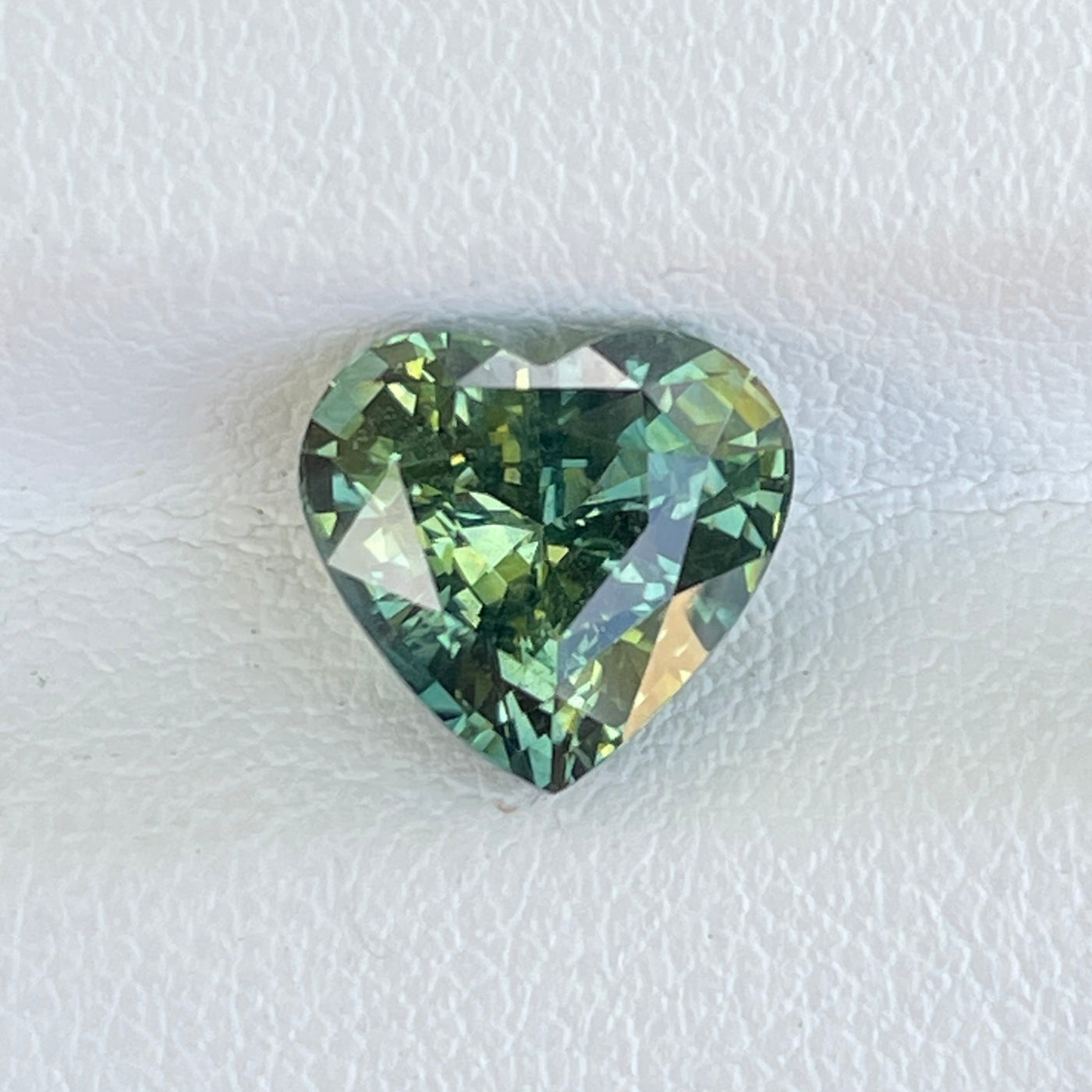 Fine Natural Green Sapphire For Bespoke Engagement Ring 