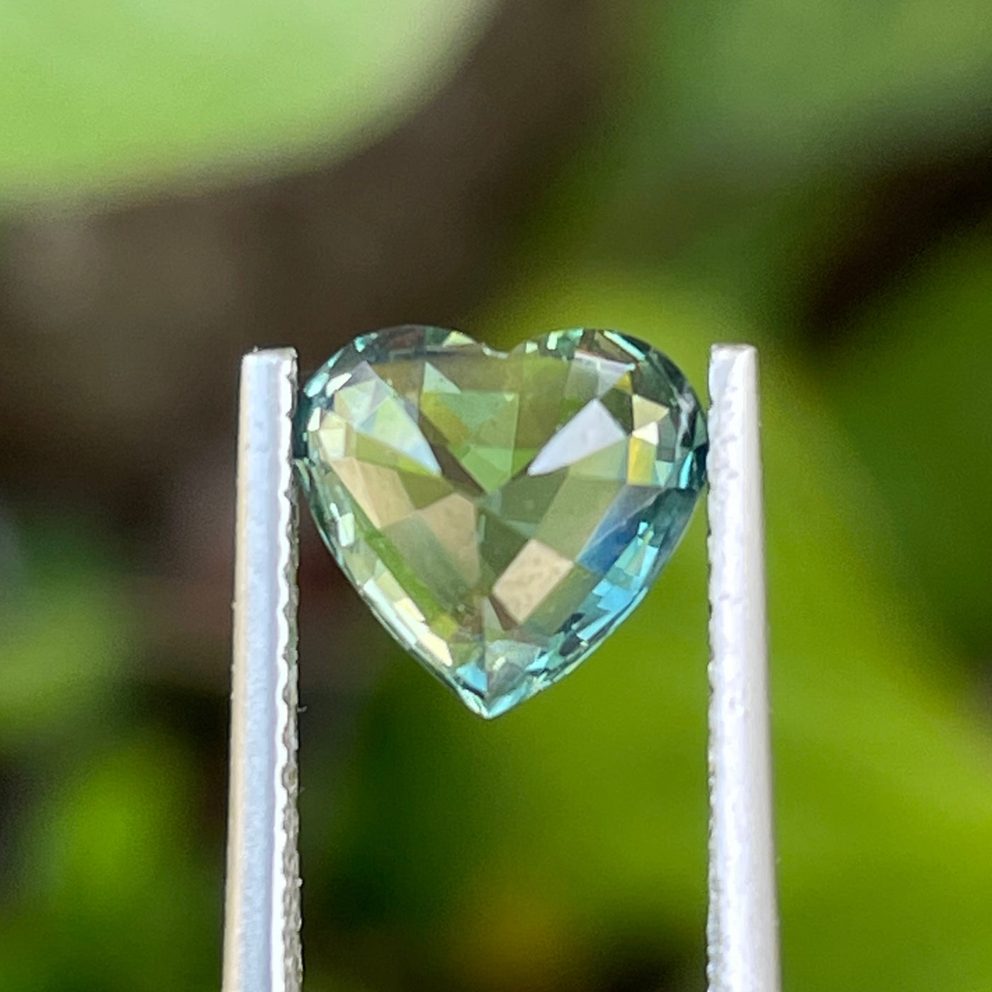 Fine Natural Green Sapphire For Bespoke Engagement Ring 