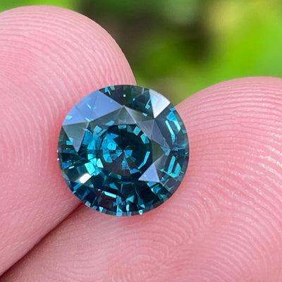 Natural Fine Teal Sapphire For Bespoke Engagement Ring