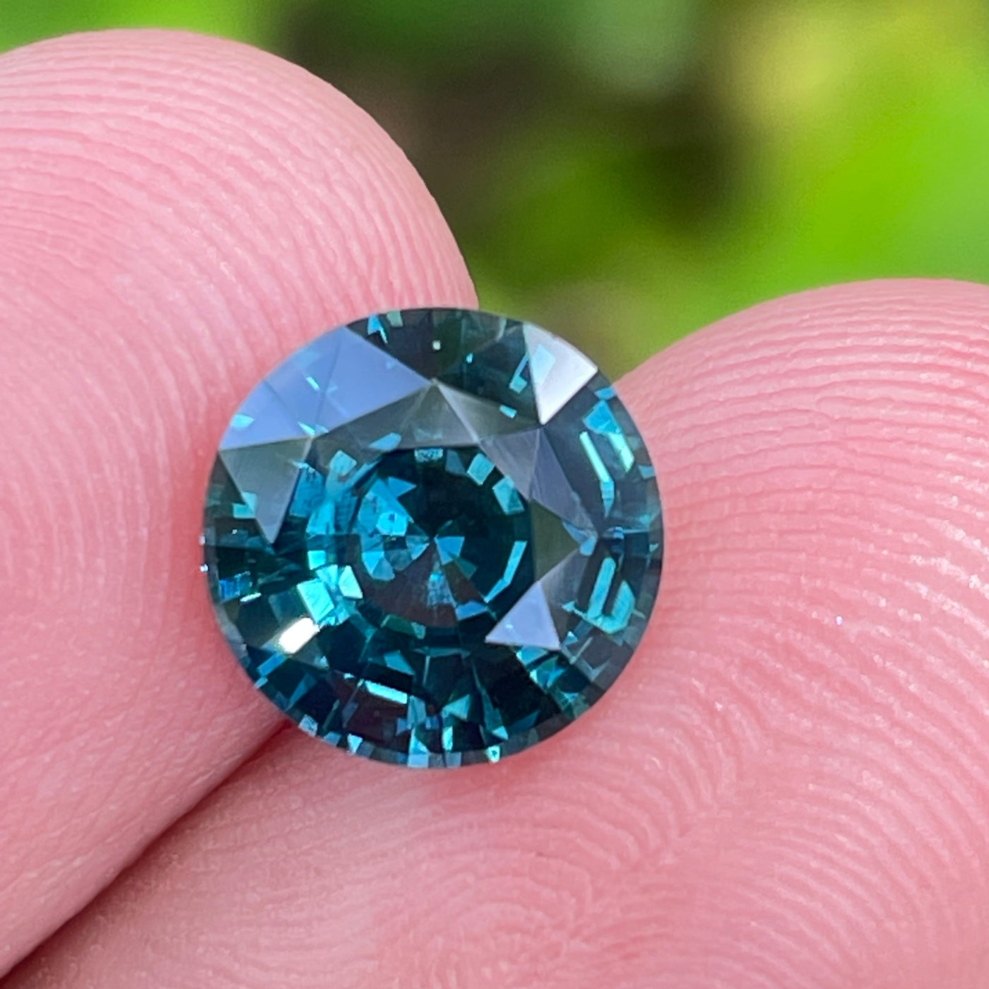 Natural Fine Teal Sapphire For Bespoke Engagement Ring