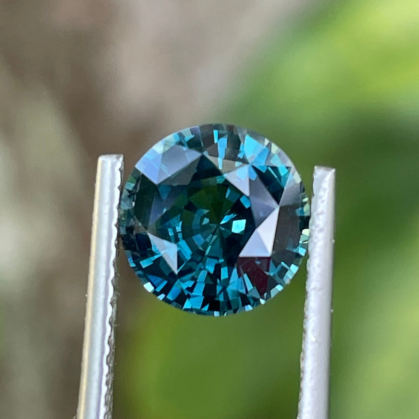 Natural Fine Teal Sapphire For Bespoke Engagement Ring