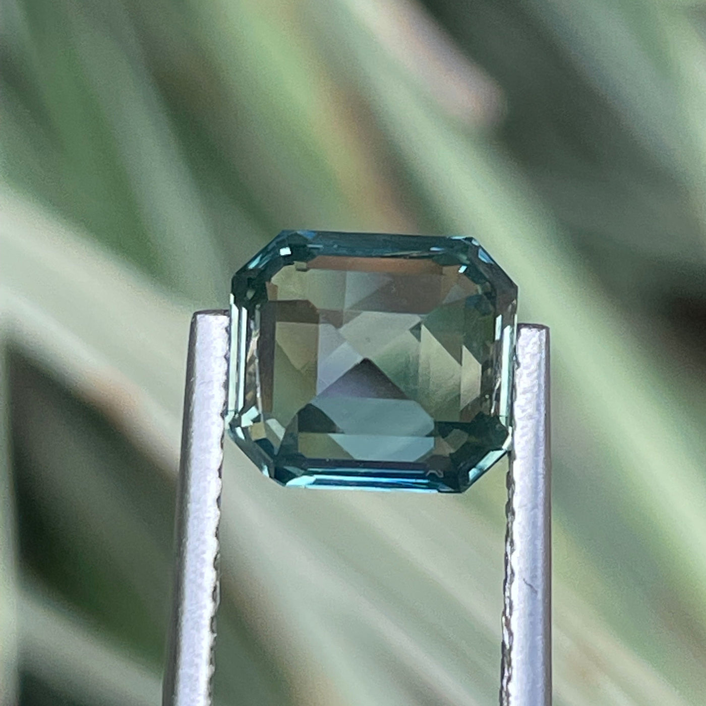 Natural Peacock Sapphire For Bespoke Engagement Ring