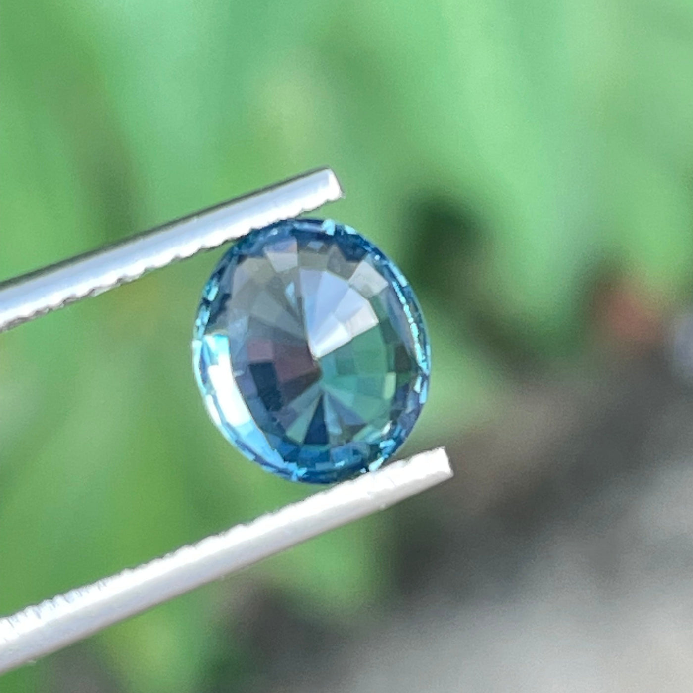 Greenish Blue Sapphire For Bespoke Engagement Ring 